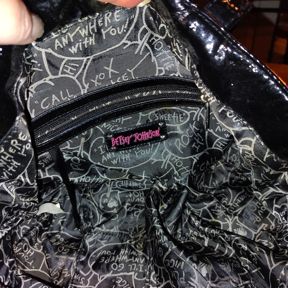 Betsey Johnson Floral Tote Bag - Pink and Yellow - Picture 5 of 6